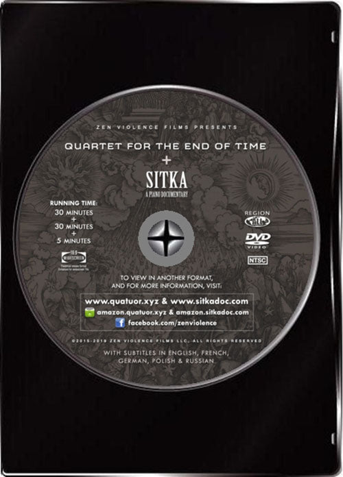 Quartet for the End of Time (DVD w/bonus film Sitka: A Piano Documentary)