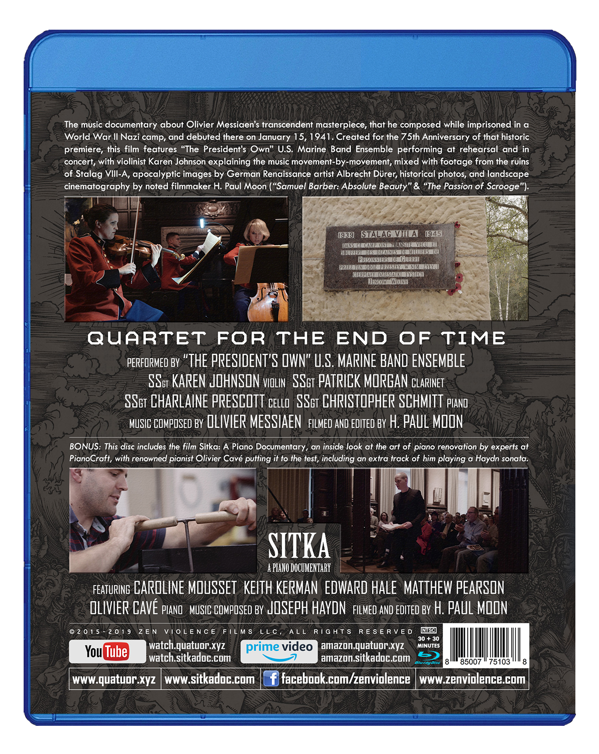 Quartet for the End of Time (Blu-ray w/bonus film Sitka: A Piano Documentary)