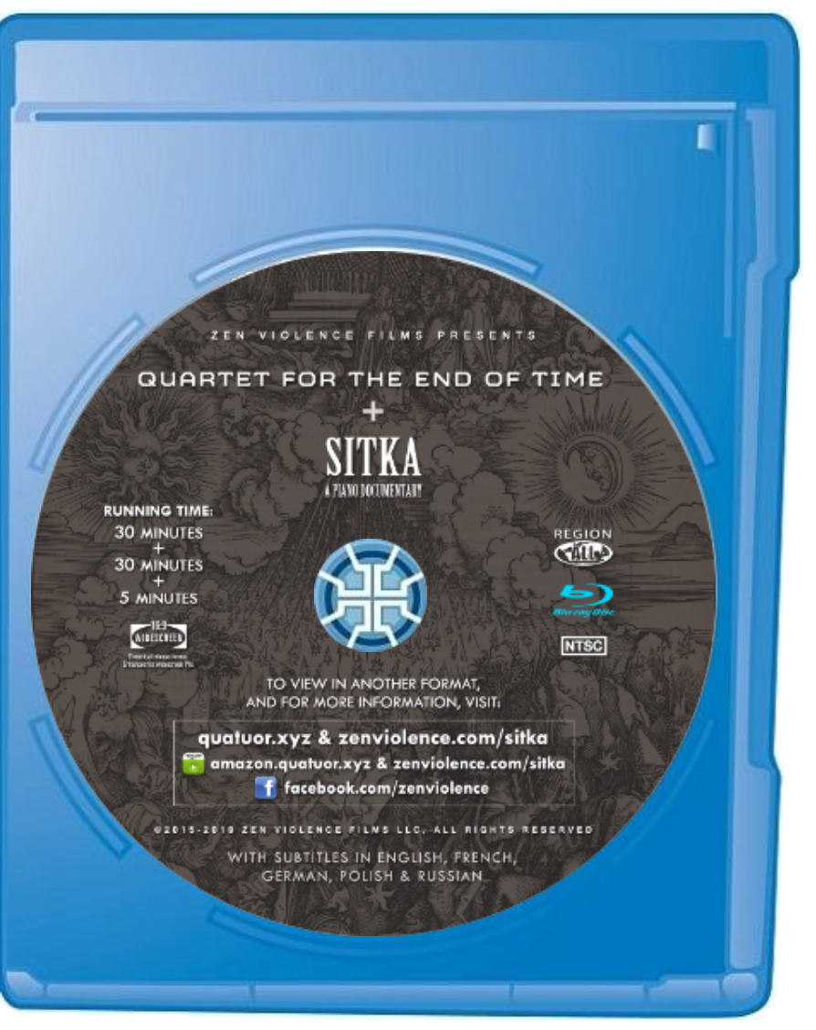 Quartet for the End of Time (Blu-ray w/bonus film Sitka: A Piano Documentary)